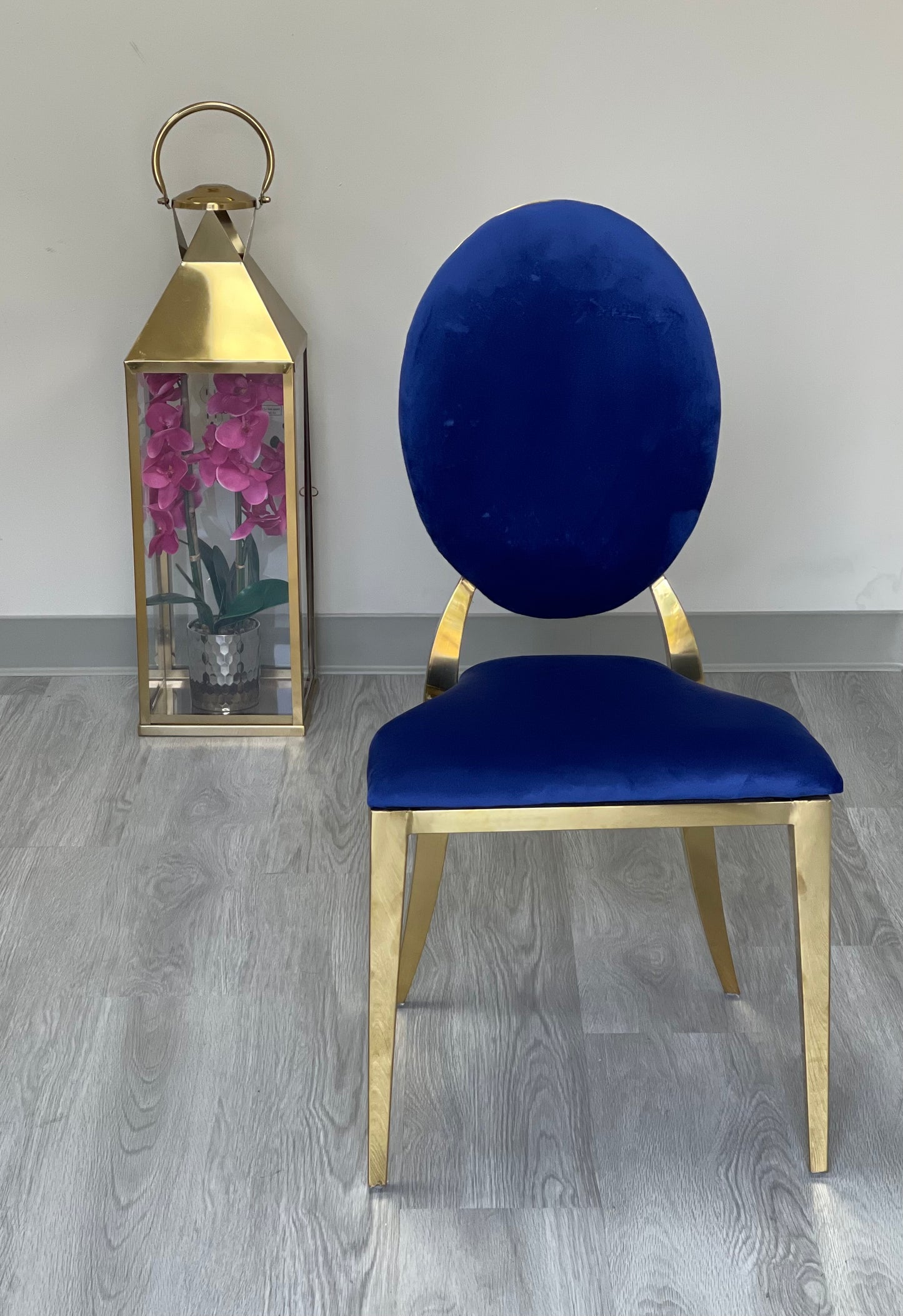 Luxe “Tiffany “ Chair (Blue)