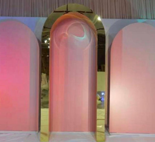 3 Piece Arch Pink Panels